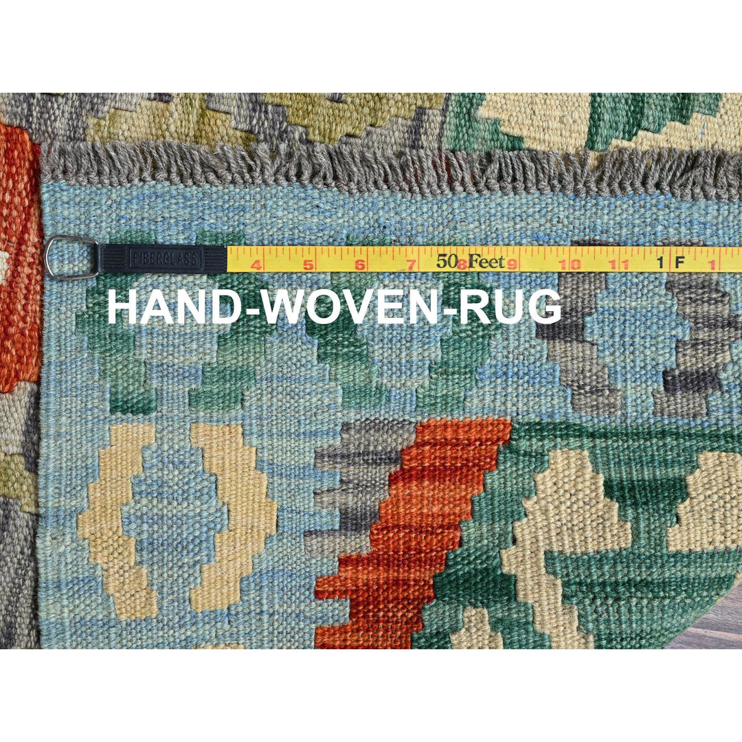 4'0" x 5'3" New Hand Woven Ivory Wool Rectangle Oriental Rug - MOA1021196