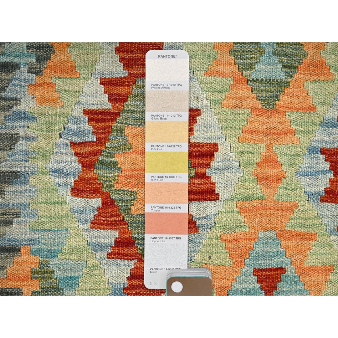 2'7" x 7'9" New Hand Woven Ivory Wool Runner Oriental Rug - MOA1021218