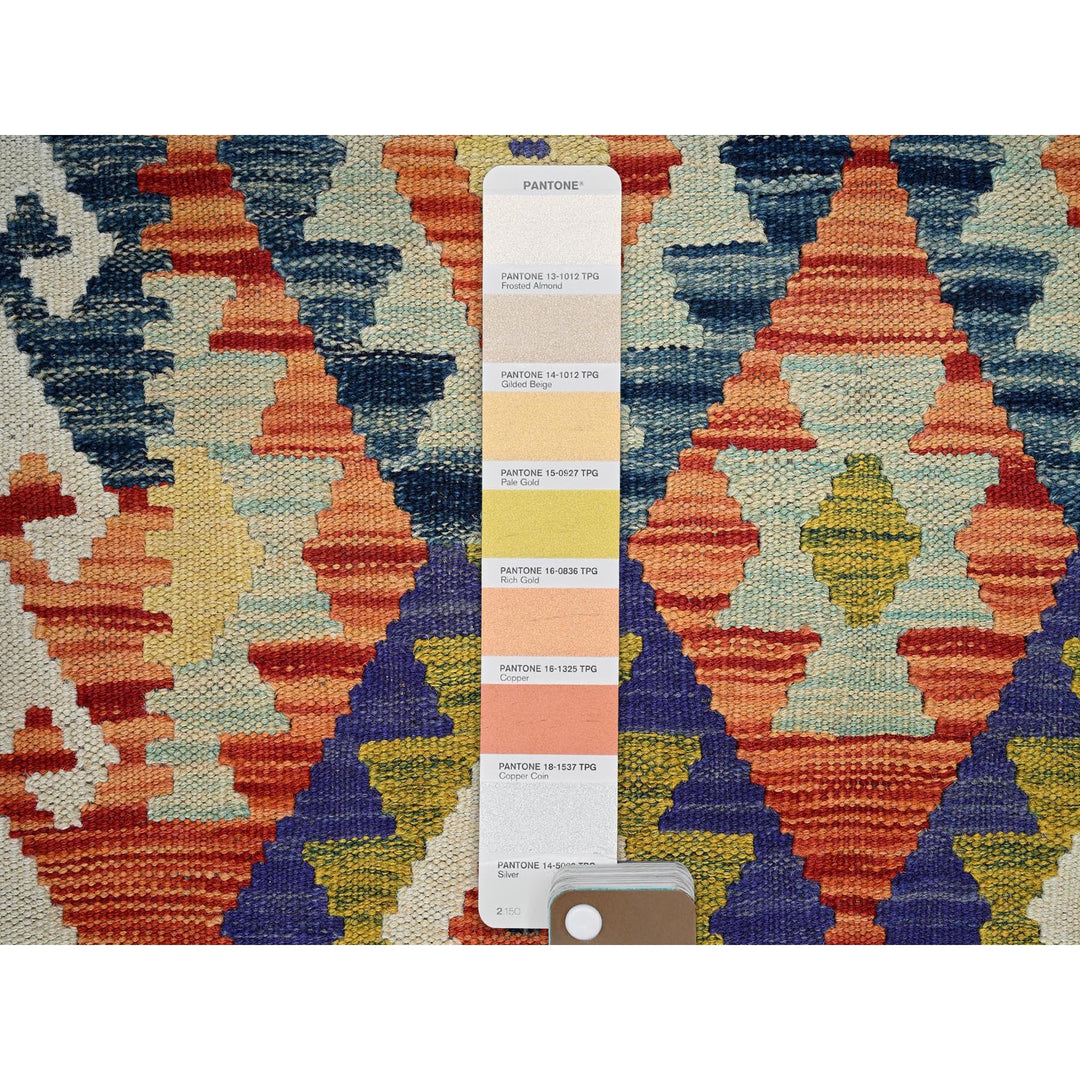 2'8" x 8'0" New Hand Woven Ivory Wool Runner Oriental Rug - MOA1021222