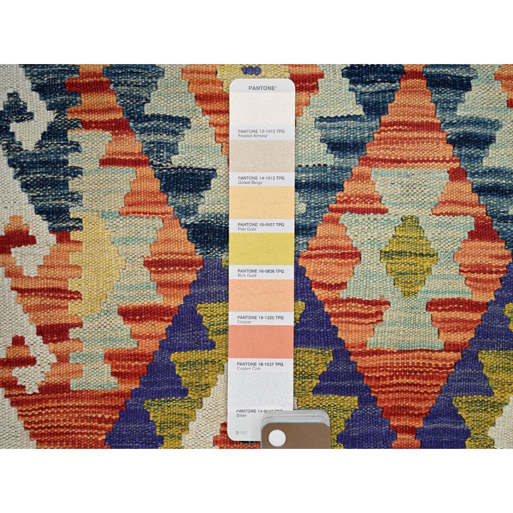 2'8" x 8'0" New Hand Woven Ivory Wool Runner Oriental Rug - MOA1021222