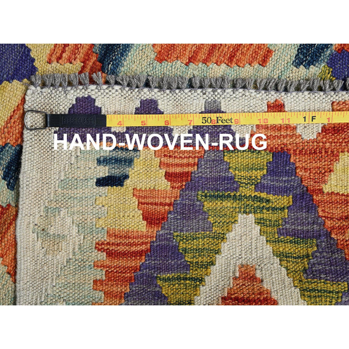 2'8" x 8'0" New Hand Woven Ivory Wool Runner Oriental Rug - MOA1021222