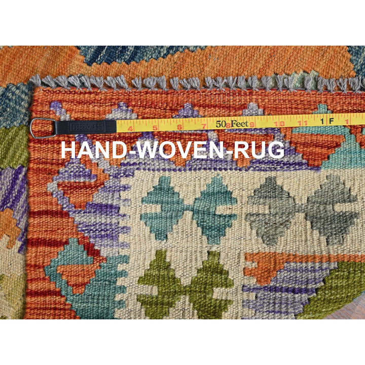 2'9" x 8'3" New Hand Woven Multicolored Wool Runner Oriental Rug - MOA1021223