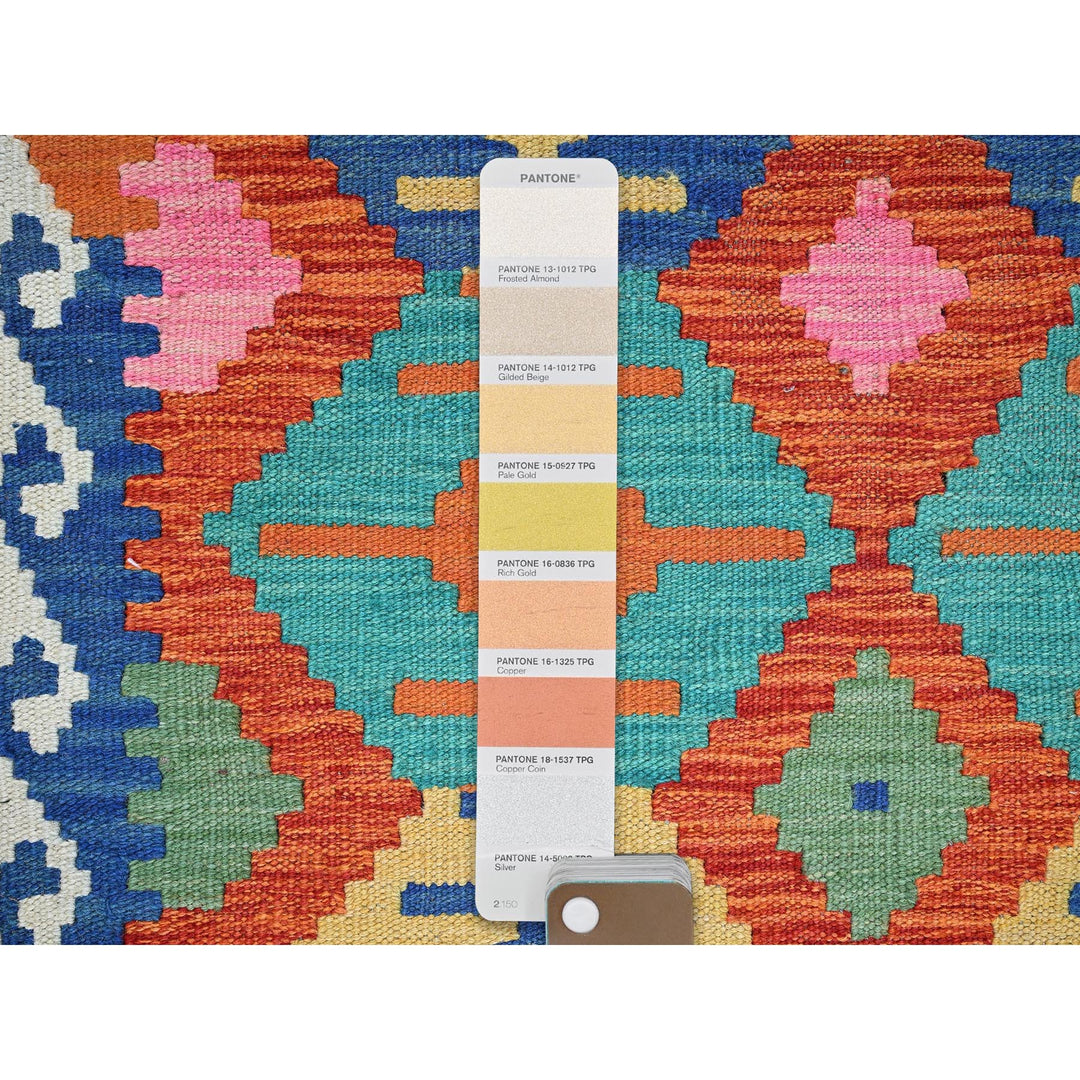 2'9" x 15'10" New Hand Woven Orange Wool Runner Oriental Rug - MOA1021226