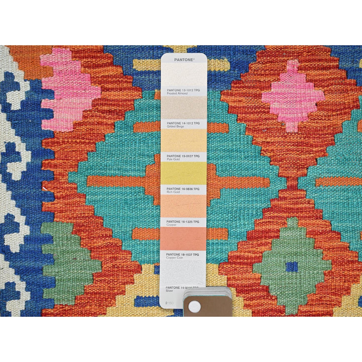 2'9" x 15'10" New Hand Woven Orange Wool Runner Oriental Rug - MOA1021226