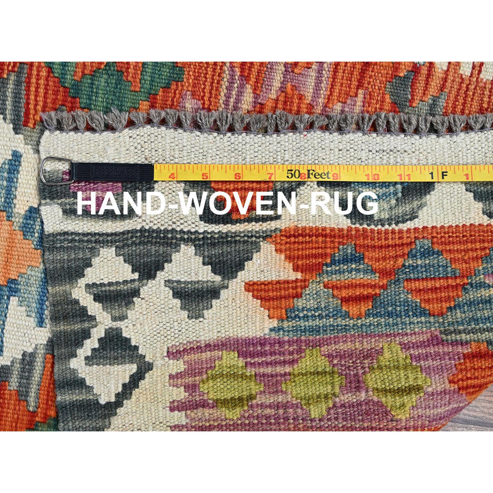 2'6" x 16'0" New Hand Woven Multicolored Wool Runner Oriental Rug - MOA1021233