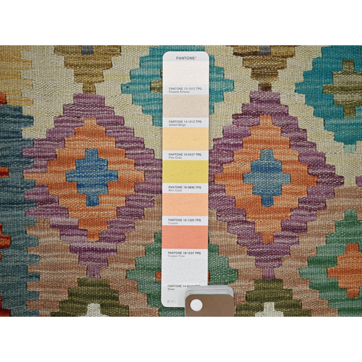 2'8" x 8'0" New Hand Woven Multicolored Wool Runner Oriental Rug - MOA1021237