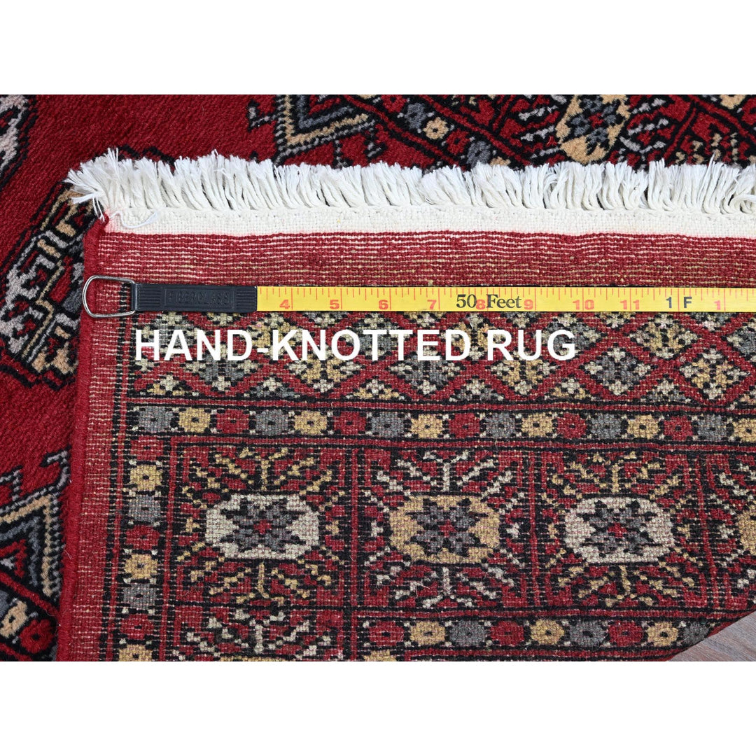 2'1" x 6'1" New Hand Knotted Red Wool Runner Oriental Rug - MOA1021291