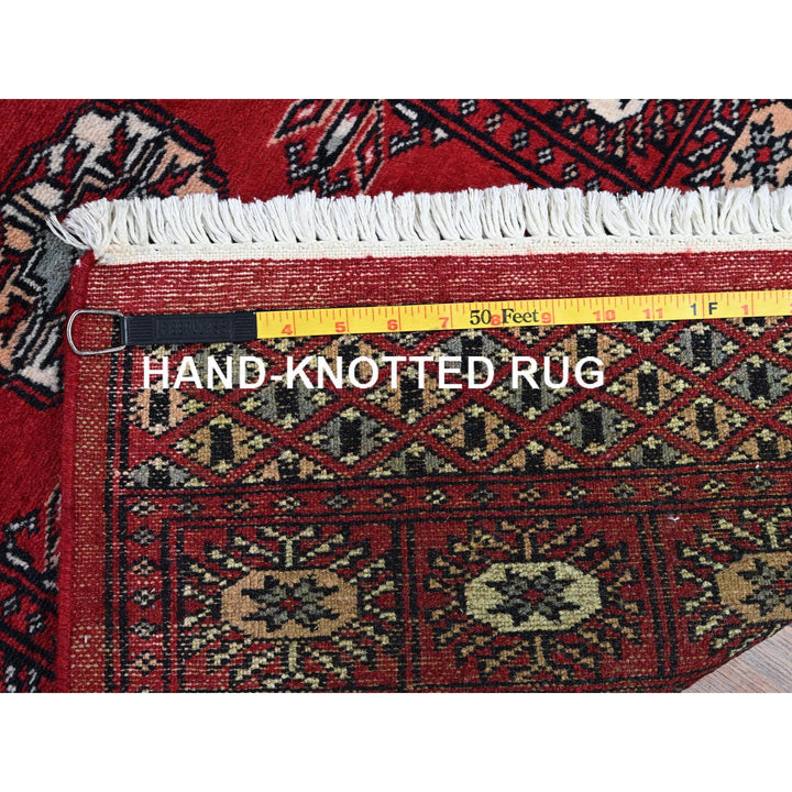 2'2" x 5'10" New Hand Knotted Red Wool Runner Oriental Rug - MOA1021294