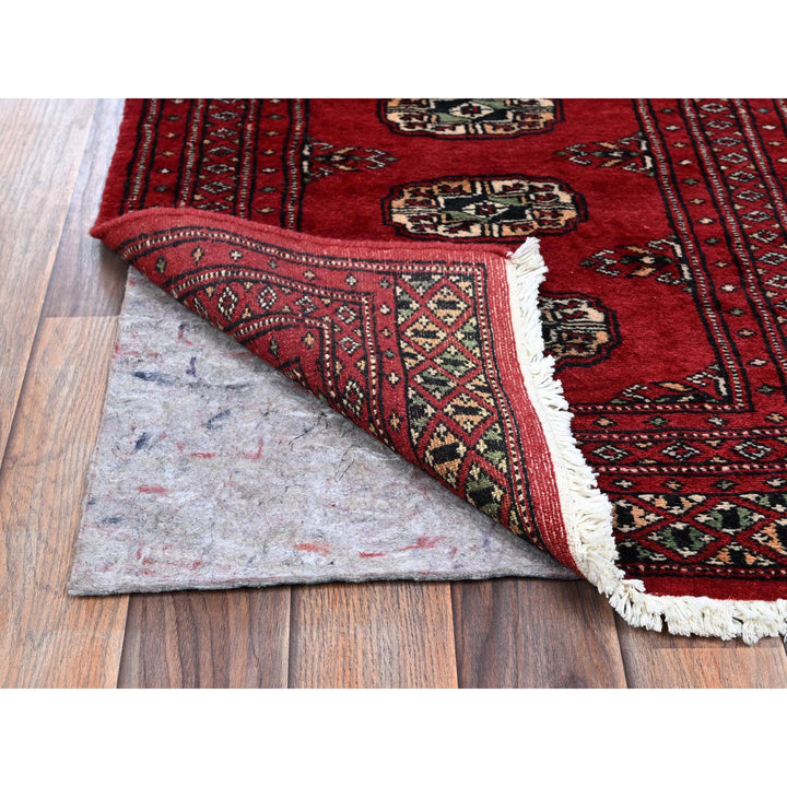 2'0" x 6'2" New Hand Knotted Red Wool Runner Oriental Rug - MOA1021298
