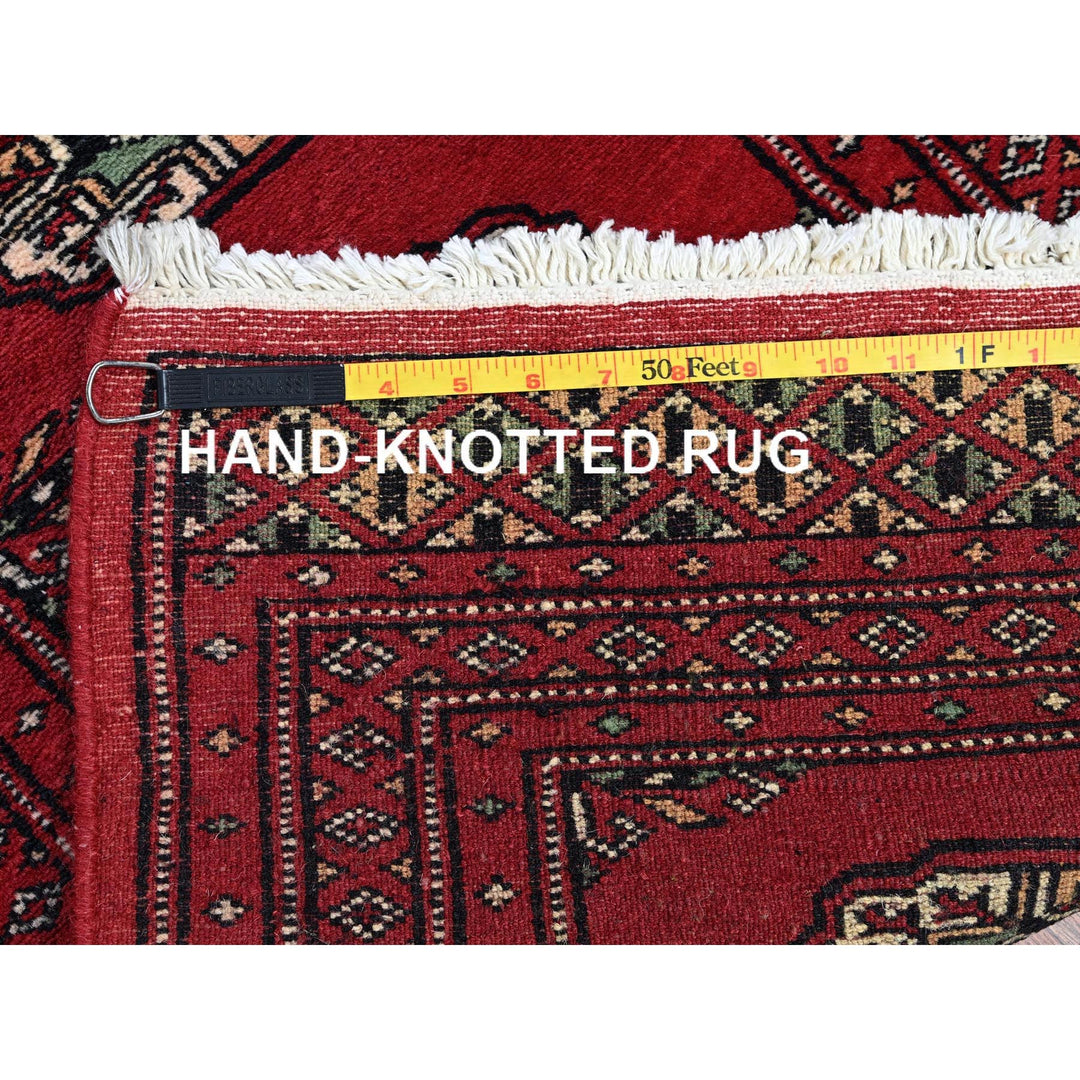 2'0" x 6'2" New Hand Knotted Red Wool Runner Oriental Rug - MOA1021298