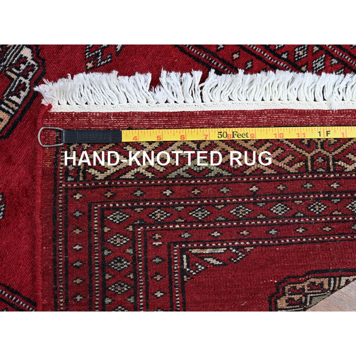 2'0" x 5'6" New Hand Knotted Red Wool Runner Oriental Rug - MOA1021299