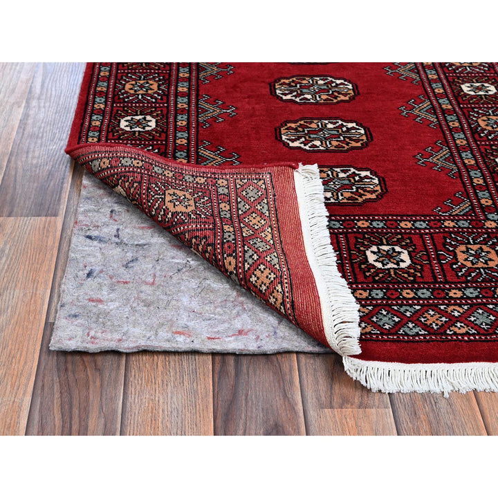 2'6" x 8'0" New Hand Knotted Red Wool Runner Oriental Rug - MOA1021304