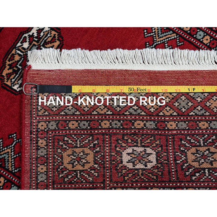 2'6" x 8'0" New Hand Knotted Red Wool Runner Oriental Rug - MOA1021304