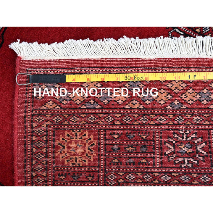 2'7" x 7'10" New Hand Knotted Red Wool Runner Oriental Rug - MOA1021306