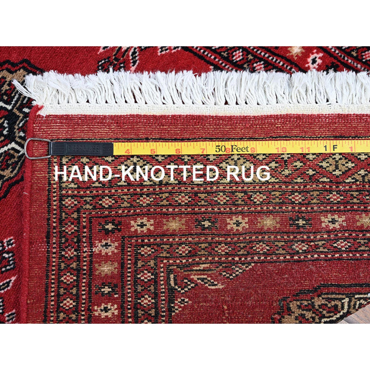2'0" x 3'2" New Hand Knotted Red Wool Rectangle Oriental Rug - MOA1021314