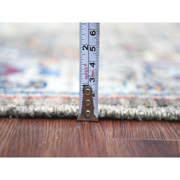 3'1" x 4'11" New Hand Knotted Grey Wool Rectangle Oriental Rug - MOA10220635