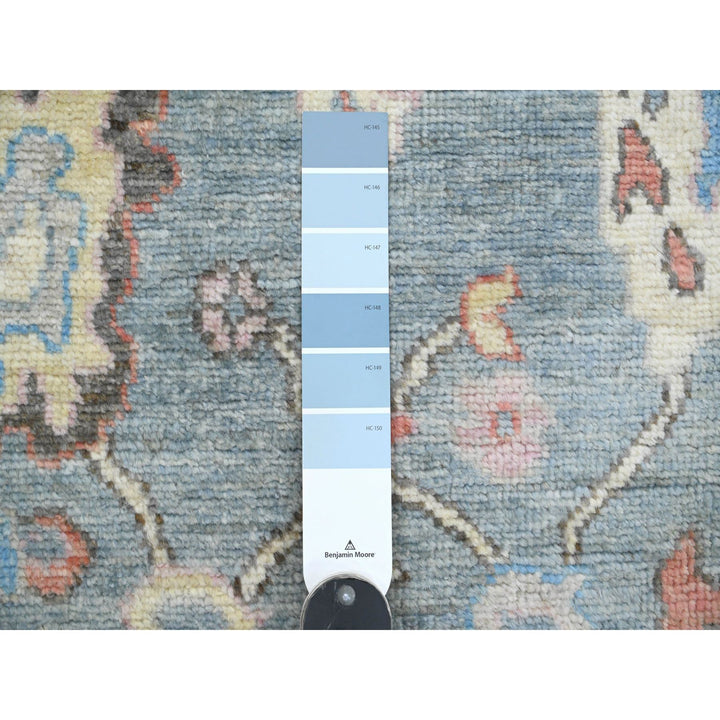 2'9" x 9'9" New Hand Knotted Blue Wool Runner Oriental Rug - MOA10220701
