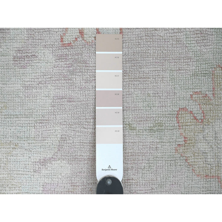3'0" x 9'6" New Hand Knotted Pink Wool Runner Oriental Rug - MOA10220702