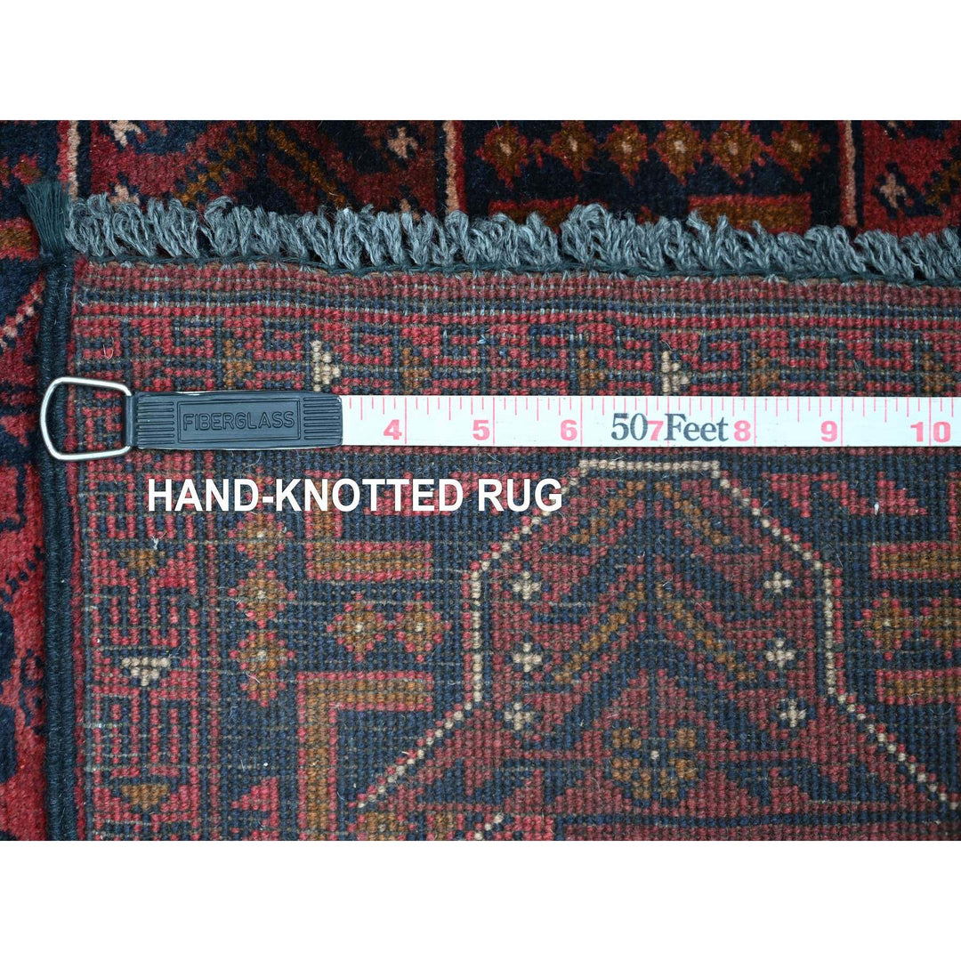 2'0" x 8'1" New Hand Knotted Red Wool Runner Oriental Rug - MOA10220722