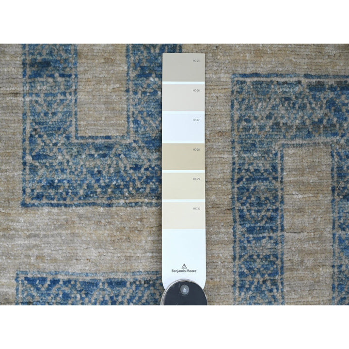 2'0" x 3'0" New Hand Knotted Blue Wool Rectangle Oriental Rug - MOA10220822