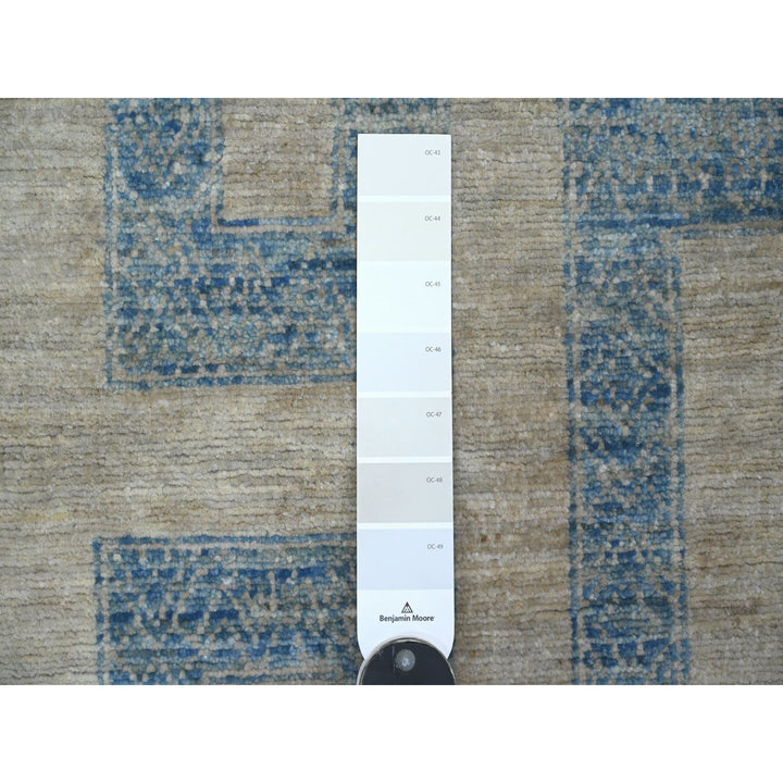 2'0" x 3'1" New Hand Knotted Blue Wool Rectangle Oriental Rug - MOA10220824