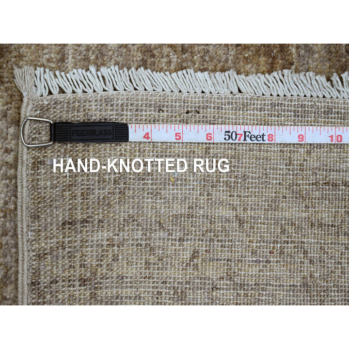 5'7" x 8'10" New Hand Knotted Brown Wool Rectangle Oriental Rug - MOA10220849
