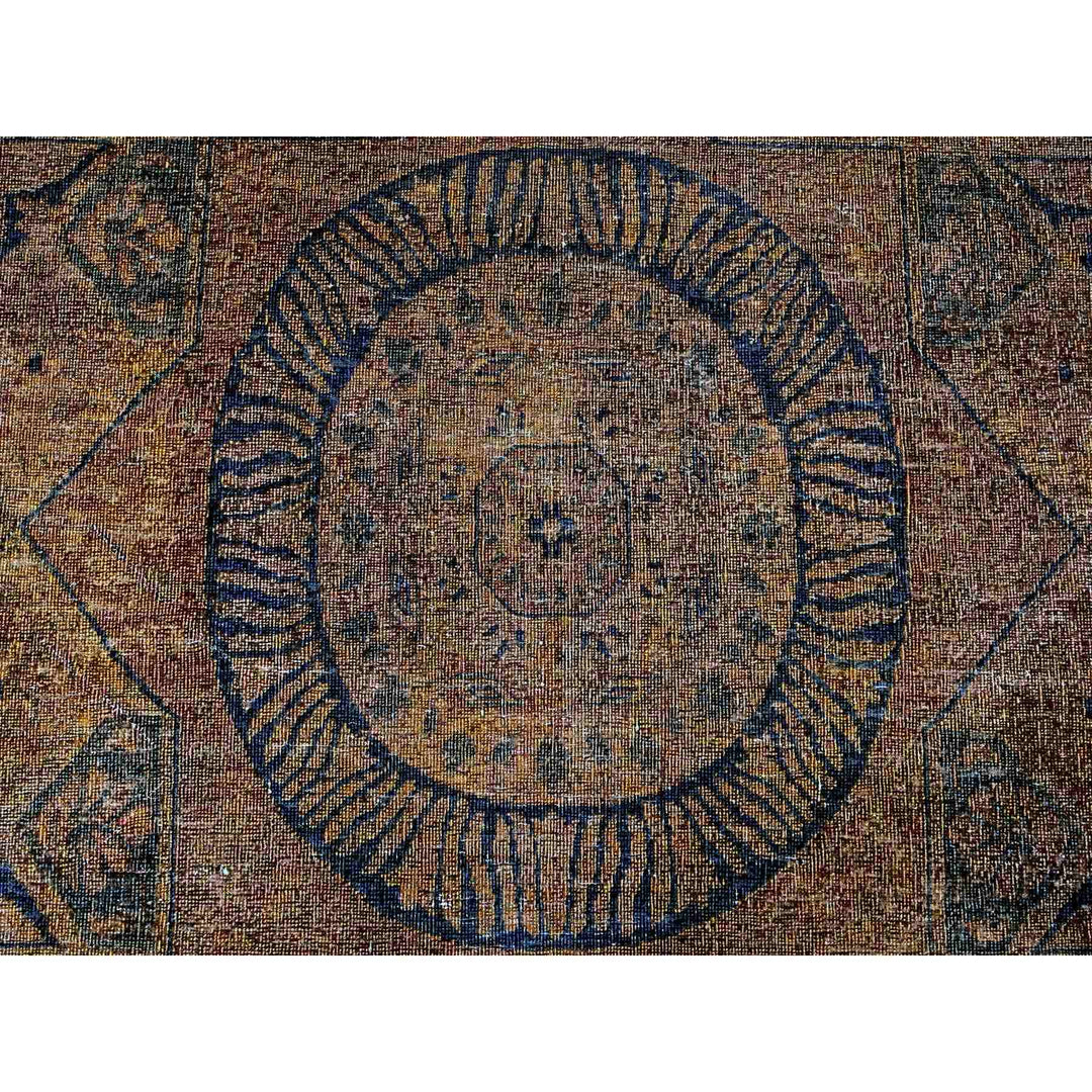 7'9" x 9'7" New Hand Knotted Brown Wool Rectangle Oriental Rug - MOA10220903