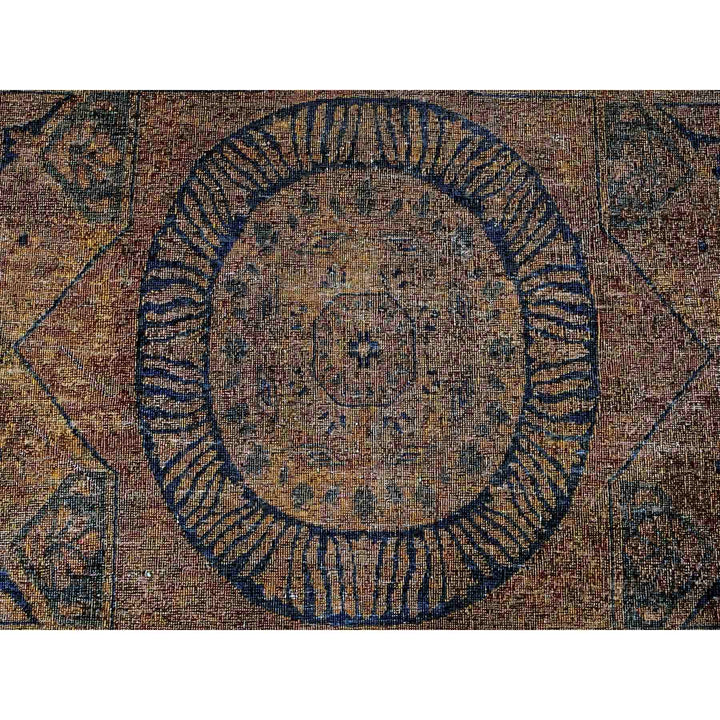 7'9" x 9'7" New Hand Knotted Brown Wool Rectangle Oriental Rug - MOA10220903