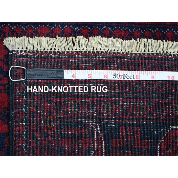 2'8" x 16'3" New Hand Knotted Red Wool Runner Oriental Rug - MOA10220911