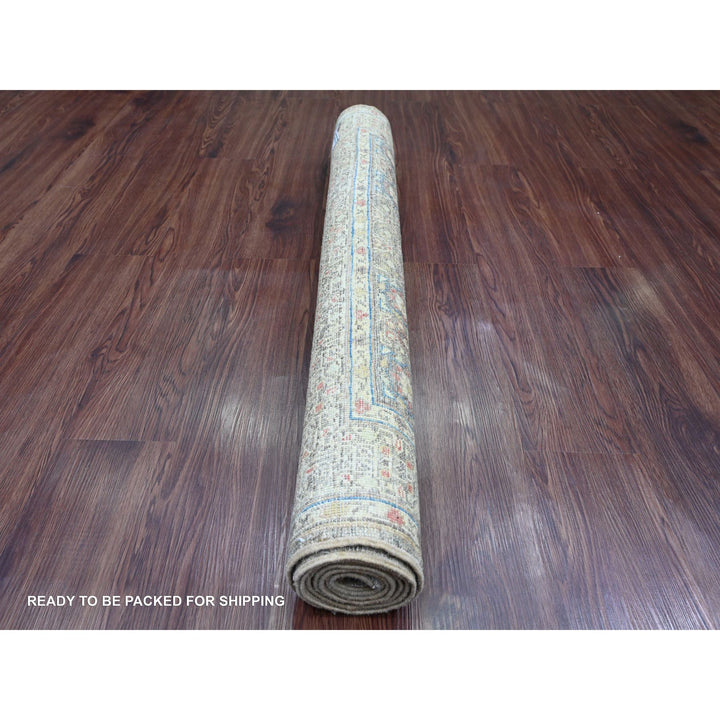 3'9" x 6'7" New Hand Knotted Brown Wool Rectangle Oriental Rug - MOA10220929
