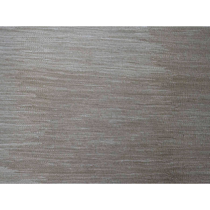 8'11" x 12'1" New Hand Woven Brown Wool Rectangle Oriental Rug - MOA10220948