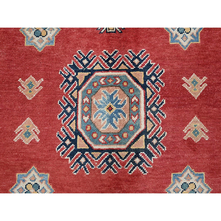 7'11" x 9'11" New Hand Knotted Red Wool Rectangle Oriental Rug - MOA102311