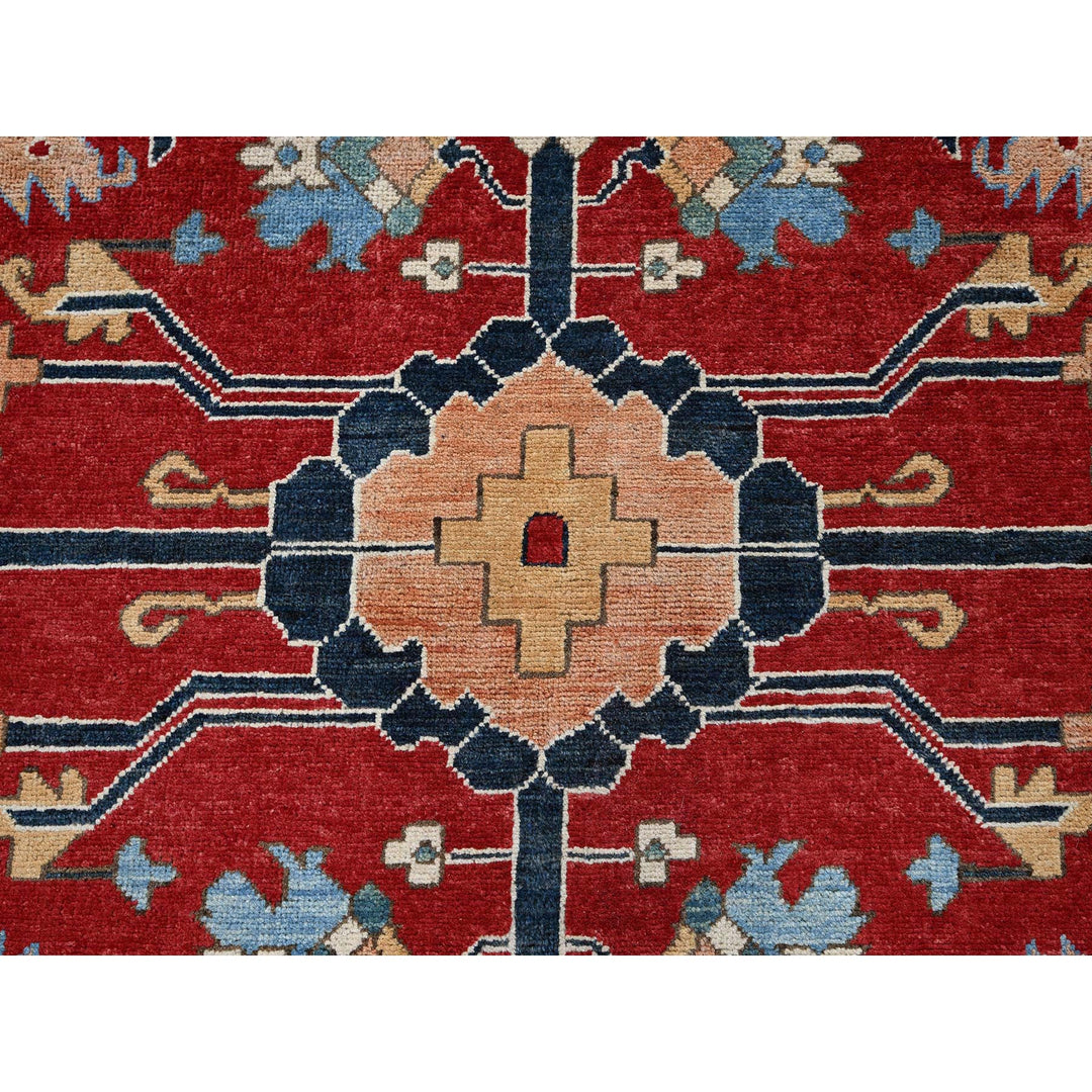 8'10" x 11'11" New Hand Knotted Red Wool Rectangle Oriental Rug - MOA102319