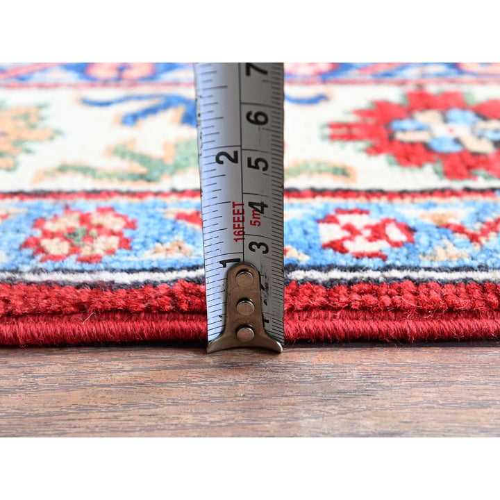 3'1" x 4'10" New Hand Knotted Red Wool Rectangle Oriental Rug - MOA102342