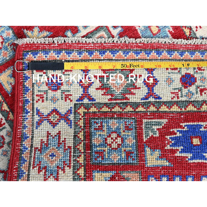 1'11" x 3'0" New Hand Knotted Red Wool Rectangle Oriental Rug - MOA102362