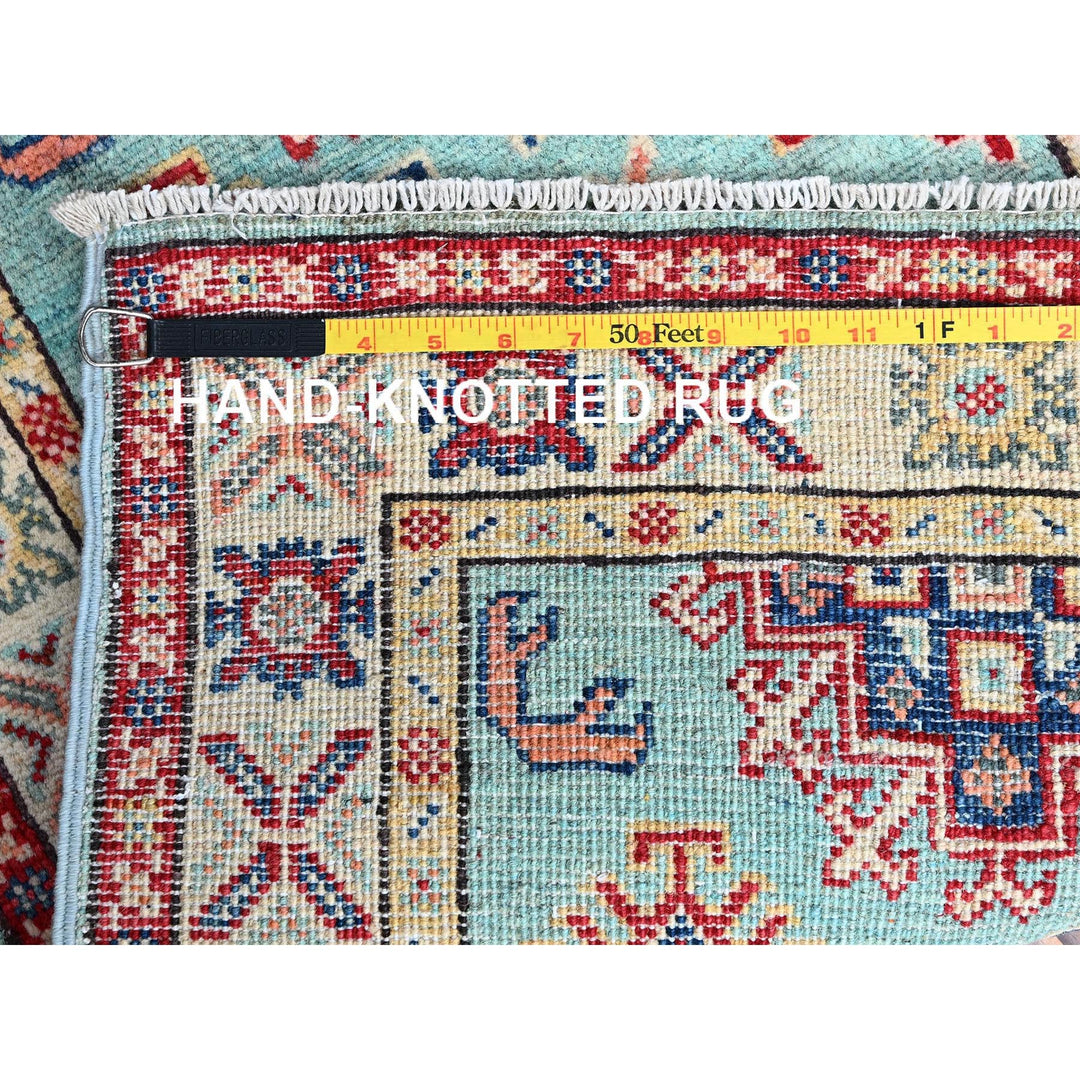 2'1" x 3'0" New Hand Knotted Blue Wool Rectangle Oriental Rug - MOA102365