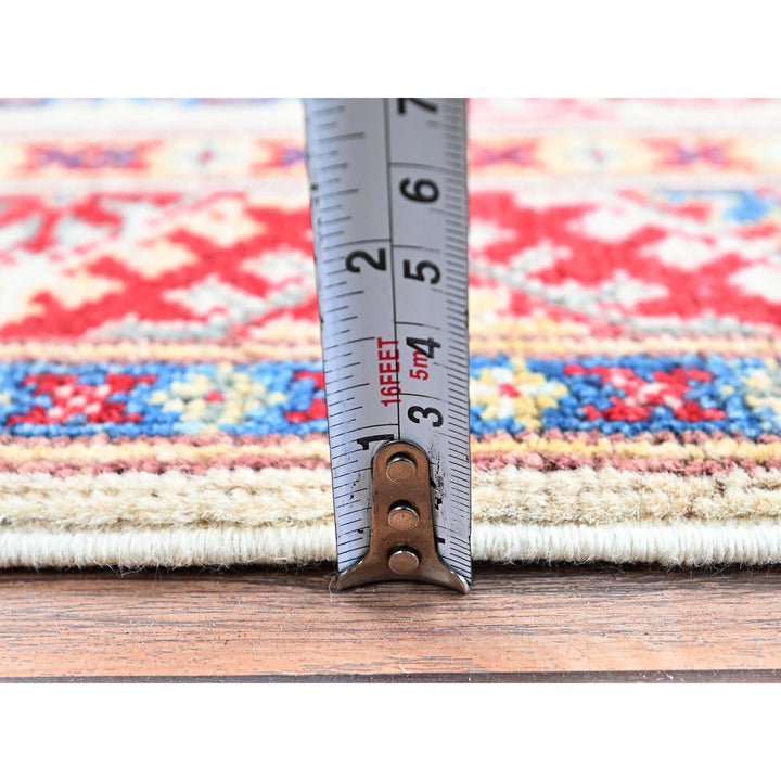 1'11" x 2'11" New Hand Knotted Ivory Wool Rectangle Oriental Rug - MOA102367
