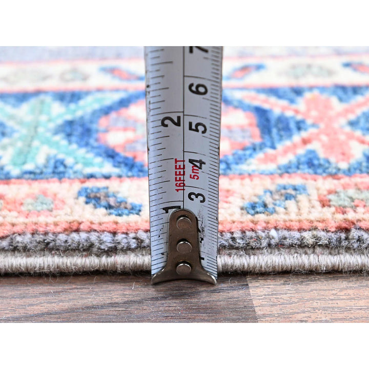 2'0" x 2'8" New Hand Knotted Grey Wool Rectangle Oriental Rug - MOA102368