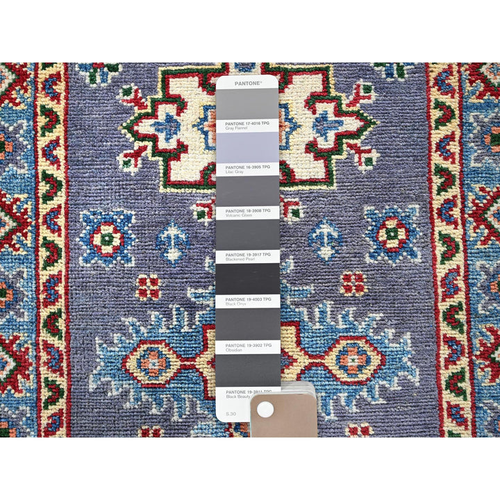 2'0" x 2'11" New Hand Knotted Grey Wool Rectangle Oriental Rug - MOA102369