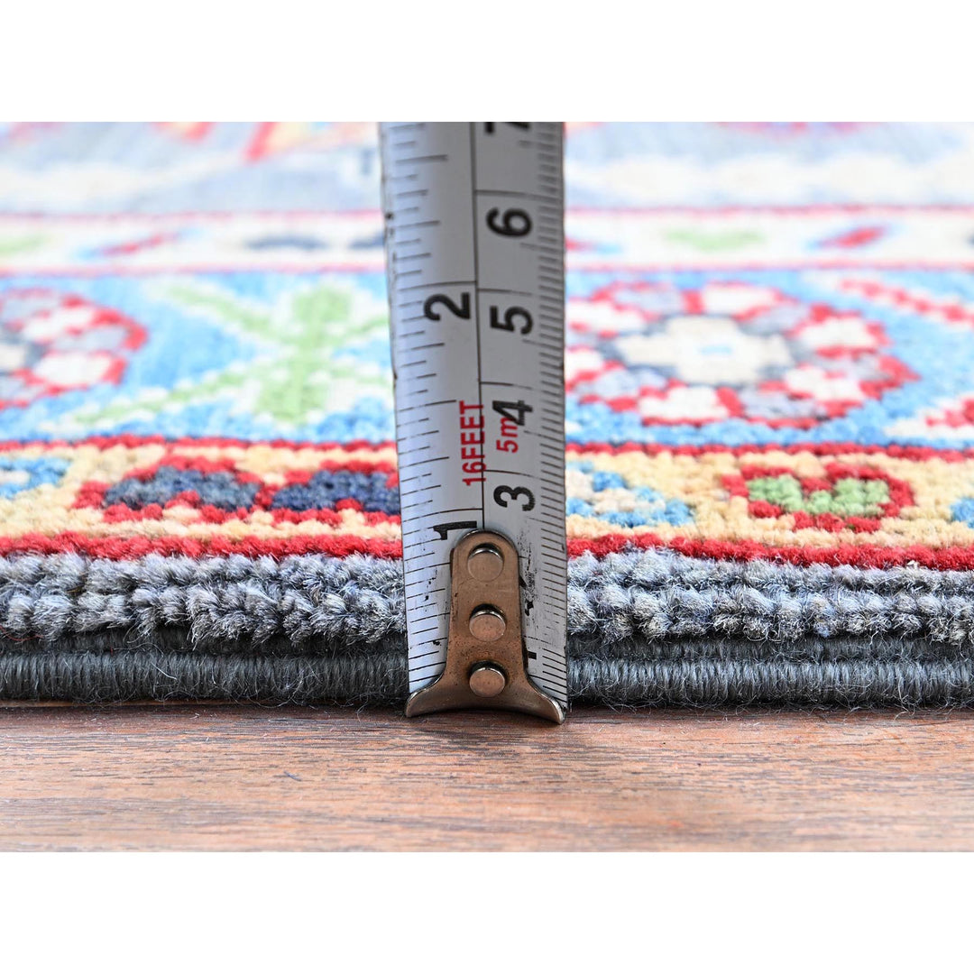 2'1" x 3'0" New Hand Knotted Grey Wool Rectangle Oriental Rug - MOA102370