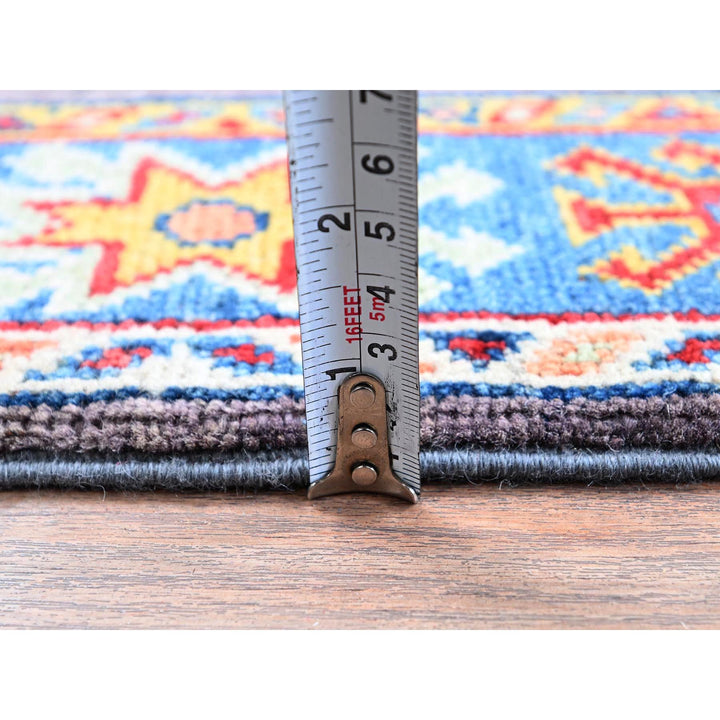 2'1" x 2'10" New Hand Knotted Grey Wool Rectangle Oriental Rug - MOA102371
