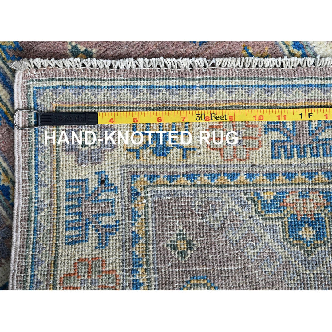1'11" x 3'3" New Hand Knotted Pink Wool Rectangle Oriental Rug - MOA102372