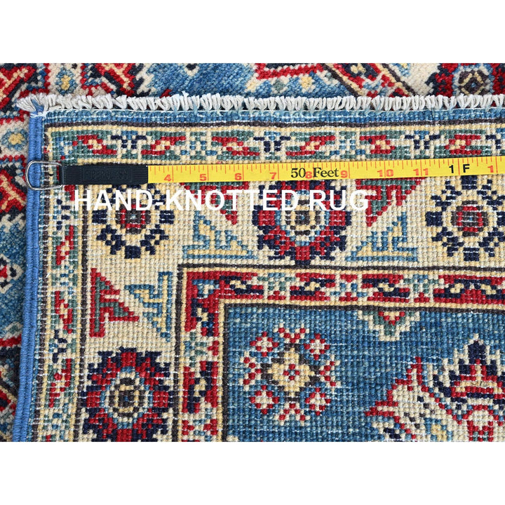 2'0" x 2'11" New Hand Knotted Blue Wool Rectangle Oriental Rug - MOA102373