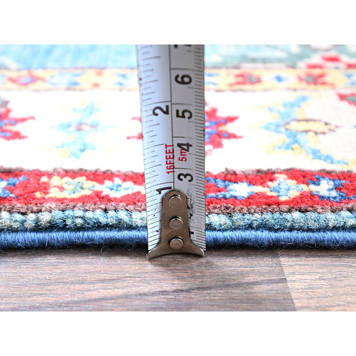 2'0" x 3'0" New Hand Knotted Blue Wool Rectangle Oriental Rug - MOA102375