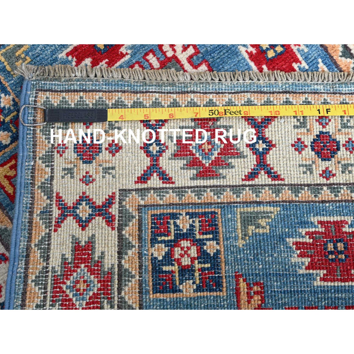 2'0" x 2'11" New Hand Knotted Blue Wool Rectangle Oriental Rug - MOA102376