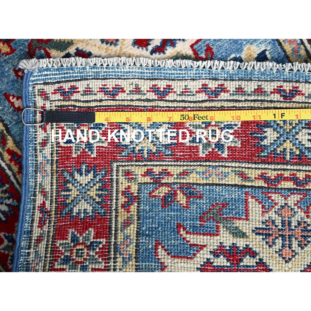 2'1" x 2'11" New Hand Knotted Blue Wool Rectangle Oriental Rug - MOA102379