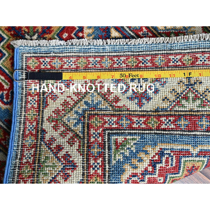 2'0" x 3'0" New Hand Knotted Blue Wool Rectangle Oriental Rug - MOA102381