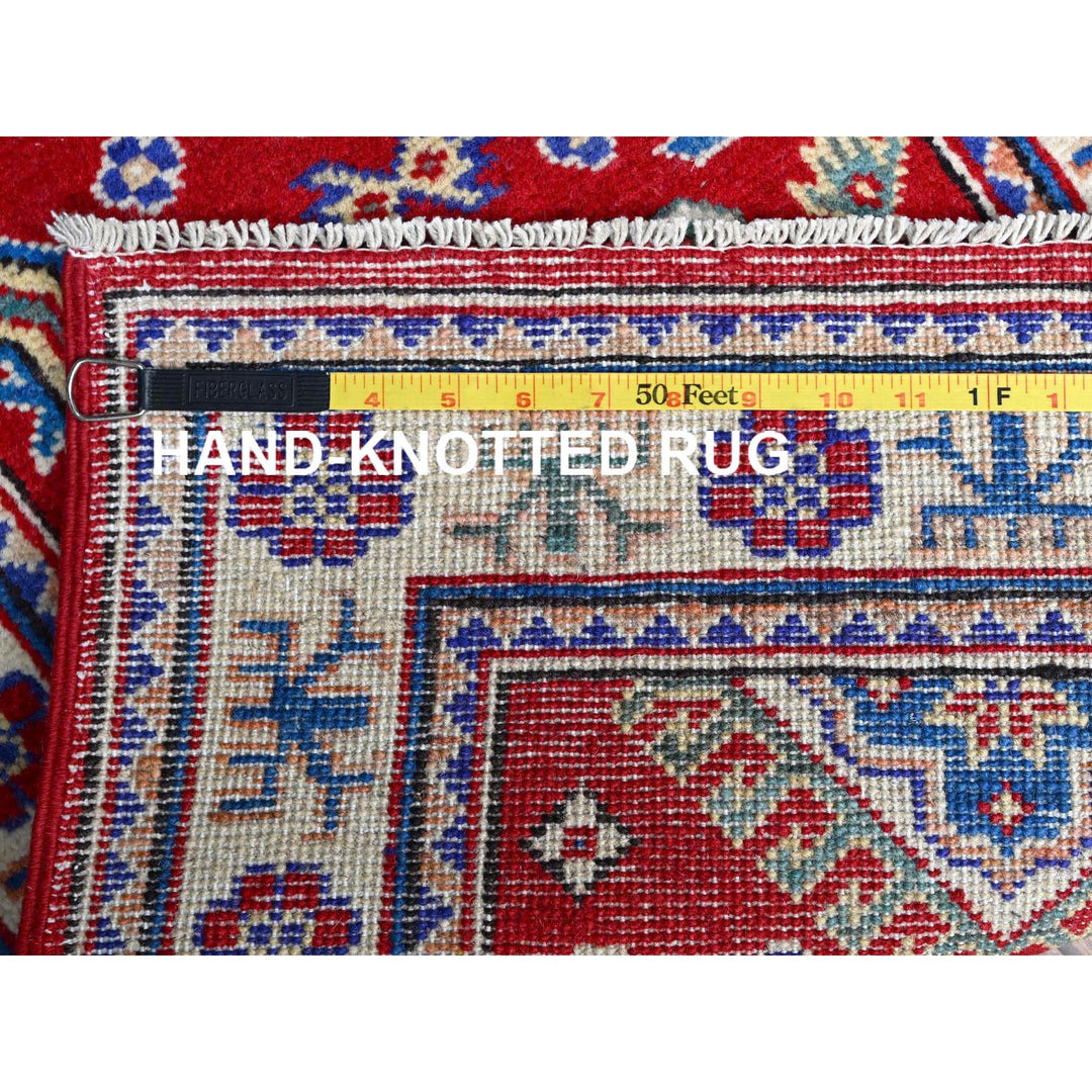 2'0" x 2'11" New Hand Knotted Red Wool Rectangle Oriental Rug - MOA102382