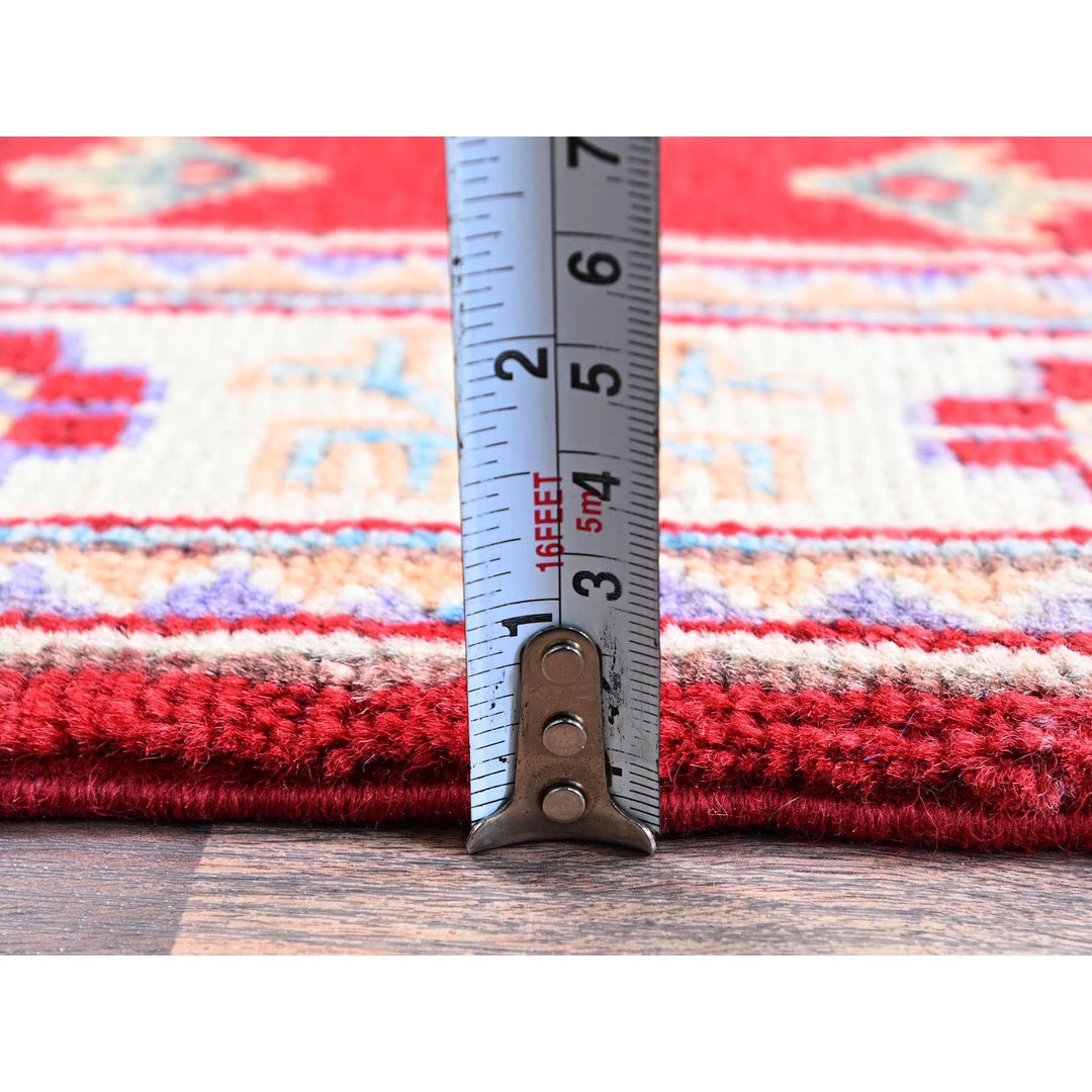 2'0" x 3'0" New Hand Knotted Red Wool Rectangle Oriental Rug - MOA102383