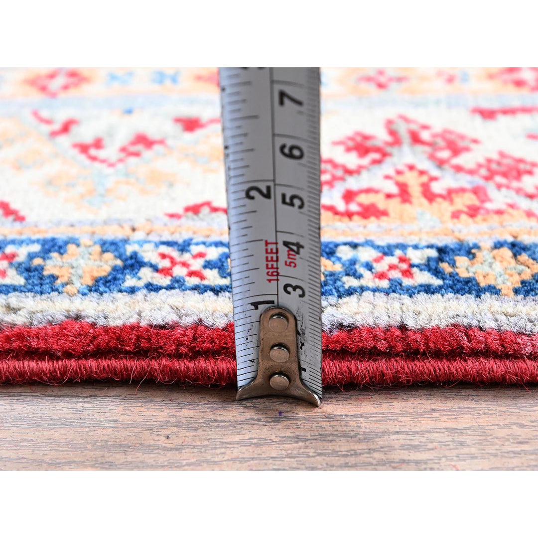 2'0" x 3'0" New Hand Knotted Red Wool Rectangle Oriental Rug - MOA102384